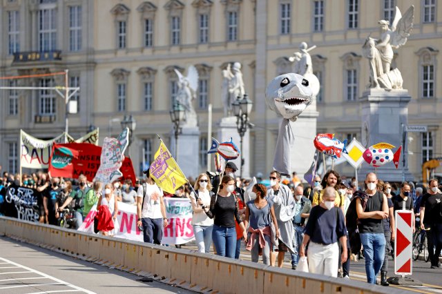 Gegen Miethaie: Im September 2021 gab es eine große Mietendemo in Berlin