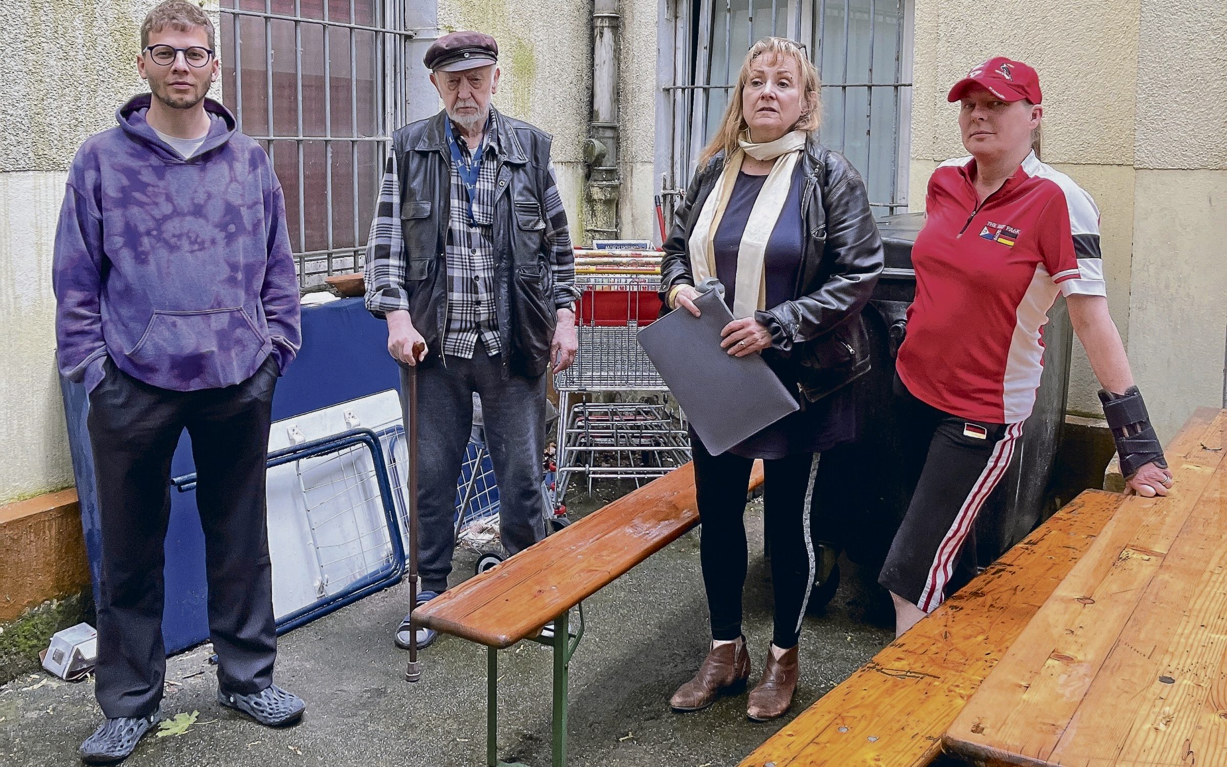 Befürchten drastische Mieterhöhungen: Raiko (l.) und Jacky (r.)