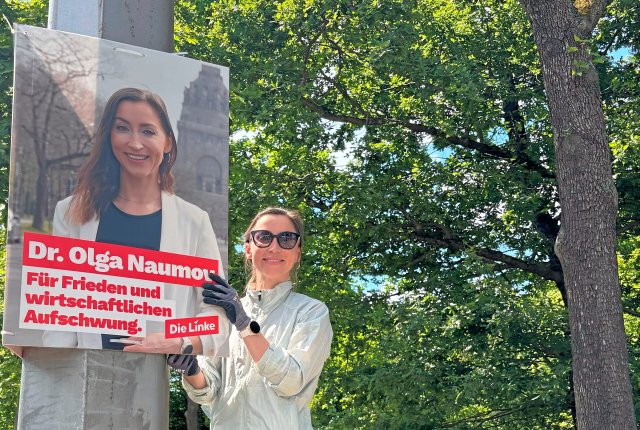 Olga Naumov sitzt seit 2019 im Leipziger Stadtrat. 2024 kandidiert sie erneut.