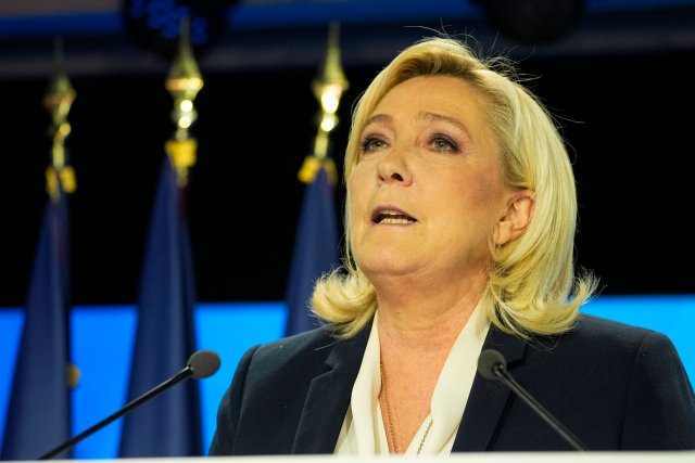 Rechtsextrem und machtbewusst: Marine Le Pen, Chefin des französischen Rassemblement National