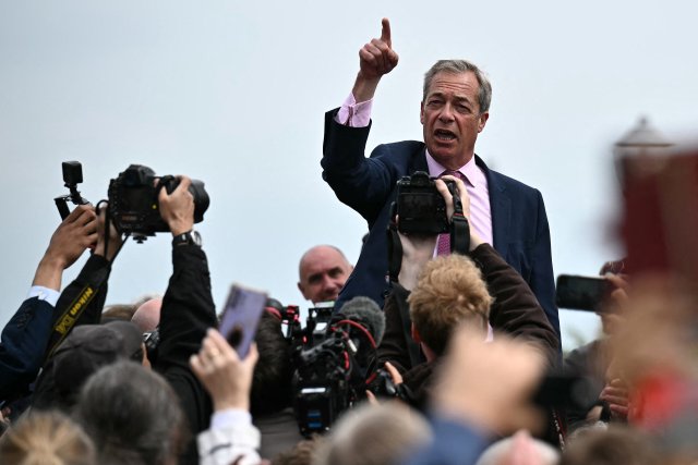 Mit seiner Kandidatur könnte Nigel Farage den britischen Konservativen bei der Parlamentswahl wichtige Stimmen abnehmen.
