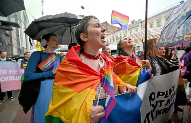 Die ukrainische Bewegung für die Rechte von LGBT-Menschen hat ei...