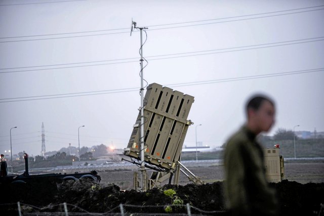 Israels Luftabwehrsystem Iron Dome soll das Land vor feindlichen Flugkörpern schützen.