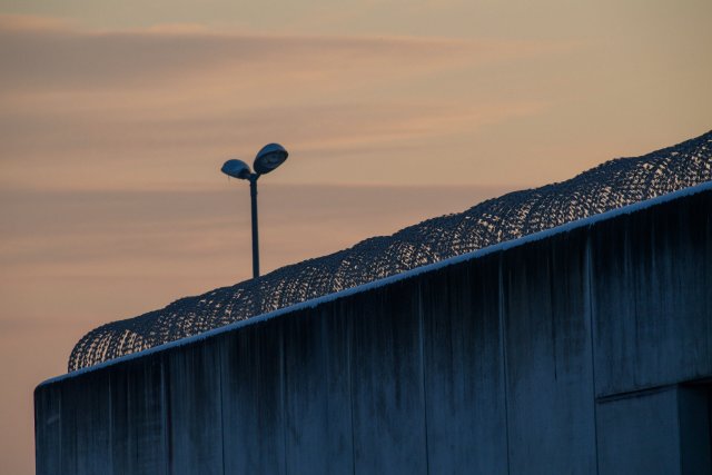 Die Justizvollzugsanstalt Burg nahe Magdeburg.