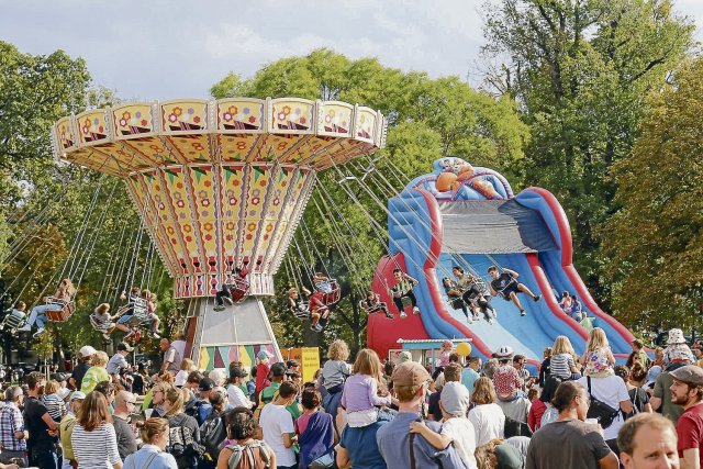 Das Volksstimmefest im Prater ist ein schillerndes politisches Ereignis in Österreich.