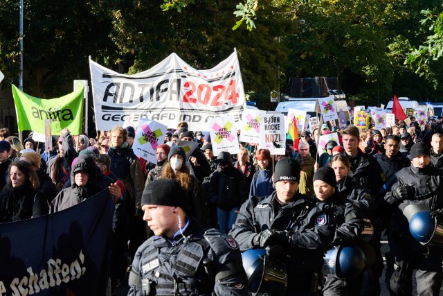 Demonstration in Berlin für ein AfD-Verbot