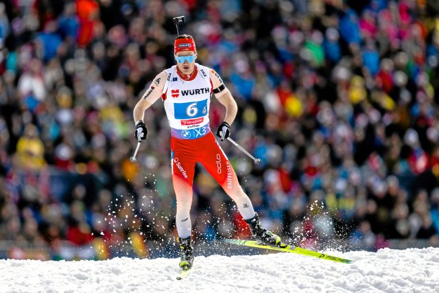 Schweizer Biathlon-Familie: Niklas Hartweg läuft in der erweiterten Weltspitze, seine Eltern förderten die WM-Arena Lenzerheide finanziell.